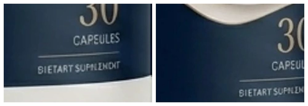 The base of the bottle in two supplied photographs, enlarged, reading GAPEULES and BIETART SUPMLENDIT