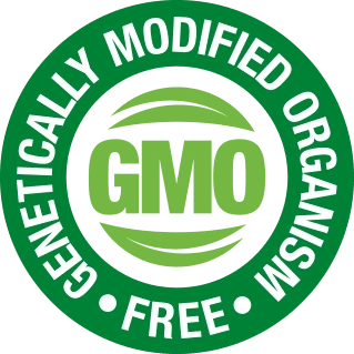 Genetically modified organism free emblem
